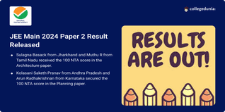 JEE Main 2024 Paper 2 Result Released @jeemain.nta.ac.in; Check Direct Link Here